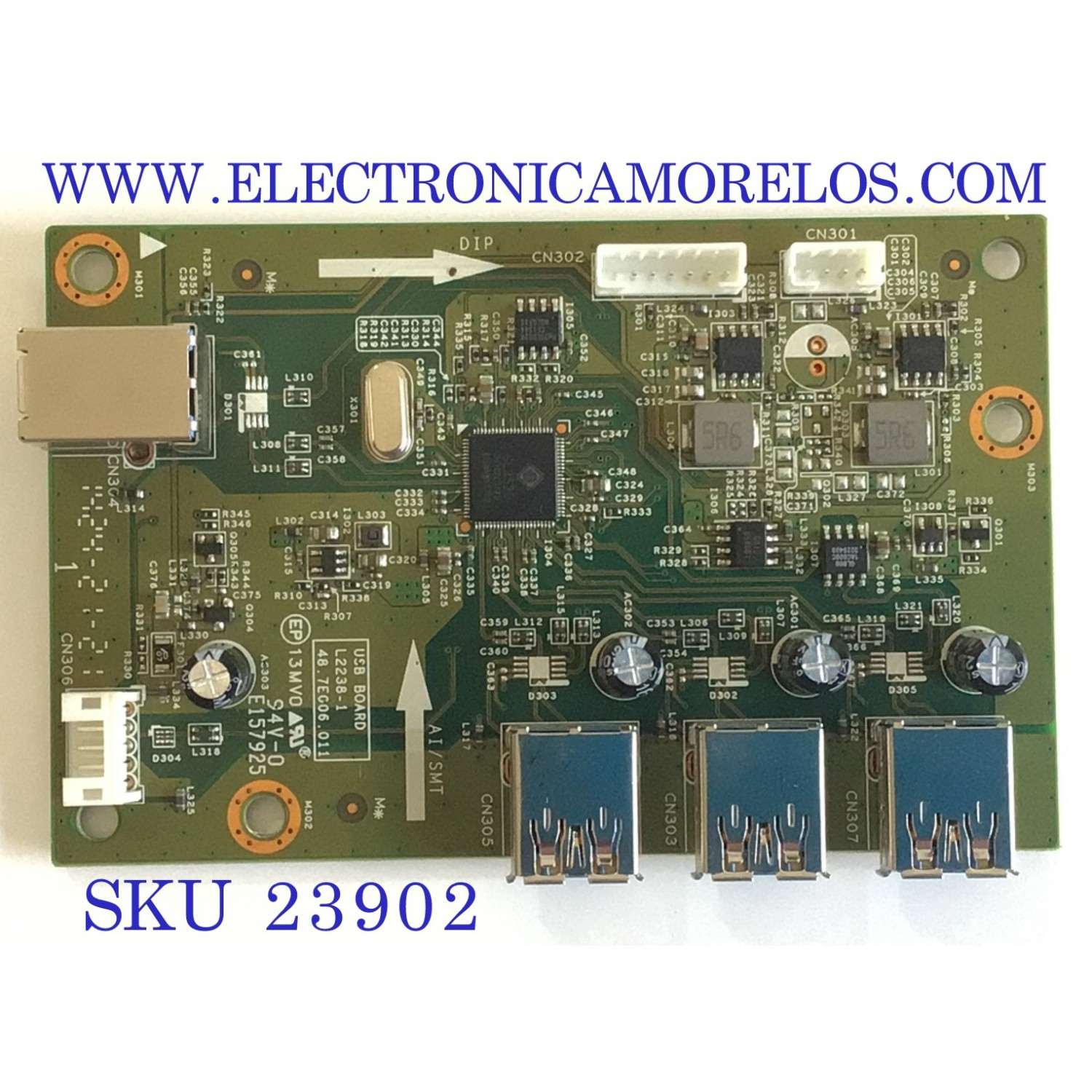 TARJETA  USB PARA MONITOR ACER / NUMERO DE PARTE 24086737 / 48.7E006.011 / L2238-1 / 408673712 / 66.7E002.A01G / PANEL LM320WF3 (SK)(L1) / MODELO T232HL